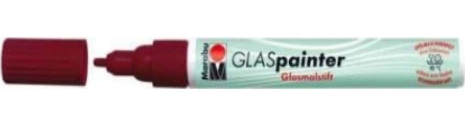 MARABU---PENNARELLO-PUNTA-3-4MM-PER-VETRO-E-PORCELLANA-20ML---COLORE-ROSSO-125