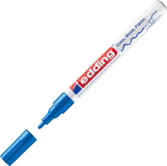 Marcatore 751 a vernice - punta 1 - 2 mm - blu - Edding Cancelleria e prodotti per ufficio/Penne matite scrittura e correzione/Marcatori ed evidenziatori/Pennarelli indelebili e marcatori Eurocartuccia - Pavullo, Commerciovirtuoso.it
