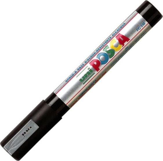 Marcatore a base d'acqua Uni Posca PC5M - punta tonda media da 1 8mm a 2 5mm - argento - Uni Mitsubishi Cancelleria e prodotti per ufficio/Penne matite scrittura e correzione/Marcatori ed evidenziatori/Pennarelli indelebili e marcatori Eurocartuccia - Pavullo, Commerciovirtuoso.it