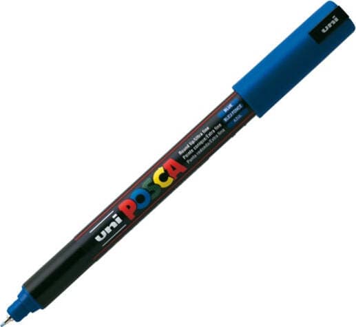 Marcatore a base d'acqua Uni Posca Pen PC1M - punta extra fine 0 7mm - blu - Uni Mitsubishi Cancelleria e prodotti per ufficio/Penne matite scrittura e correzione/Marcatori ed evidenziatori/Pennarelli indelebili e marcatori Eurocartuccia - Pavullo, Commerciovirtuoso.it