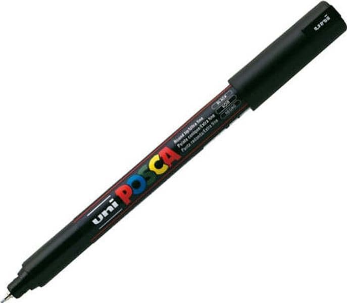 Marcatore a base d'acqua Uni Posca Pen PC1M - punta extra fine 0 7mm - nero - Uni Mitsubishi Cancelleria e prodotti per ufficio/Penne matite scrittura e correzione/Marcatori ed evidenziatori/Pennarelli indelebili e marcatori Eurocartuccia - Pavullo, Commerciovirtuoso.it