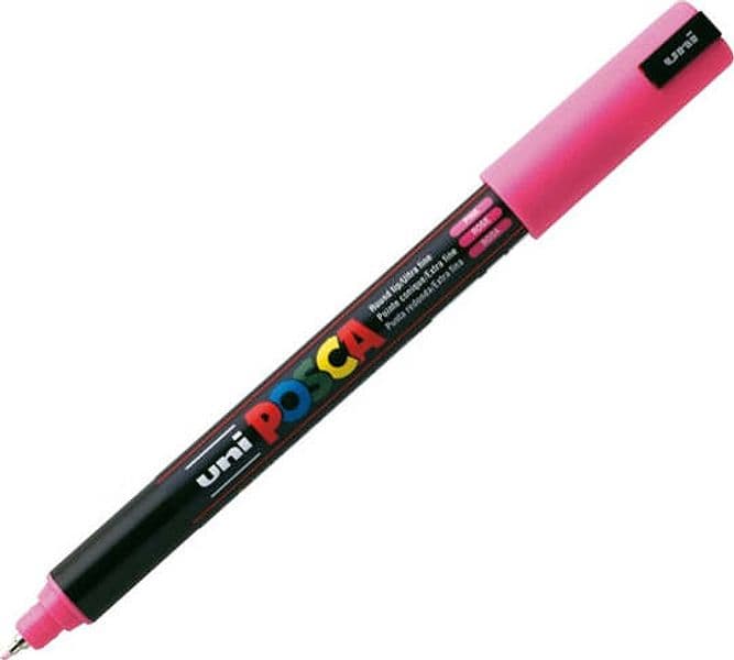 Marcatore a base d'acqua Uni Posca Pen PC1M - punta extra fine 0 7mm - rosa - Uni Mitsubishi Cancelleria e prodotti per ufficio/Penne matite scrittura e correzione/Marcatori ed evidenziatori/Pennarelli indelebili e marcatori Eurocartuccia - Pavullo, Commerciovirtuoso.it