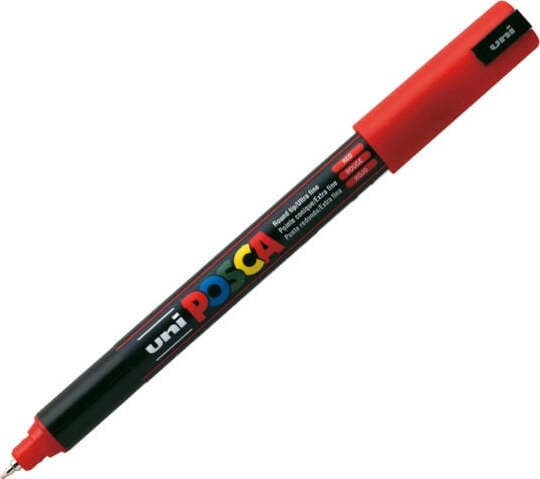 Marcatore a base d'acqua Uni Posca Pen PC1M - punta extra fine 0 7mm - rosso - Uni Mitsubishi Cancelleria e prodotti per ufficio/Penne matite scrittura e correzione/Marcatori ed evidenziatori/Pennarelli indelebili e marcatori Eurocartuccia - Pavullo, Commerciovirtuoso.it