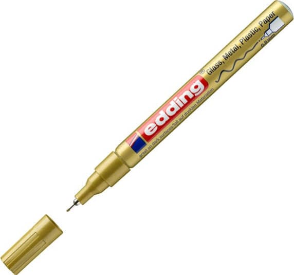 Marcatore a vernice 780 - punta 0 8 mm - oro - Edding Cancelleria e prodotti per ufficio/Penne matite scrittura e correzione/Marcatori ed evidenziatori/Pennarelli indelebili e marcatori Eurocartuccia - Pavullo, Commerciovirtuoso.it
