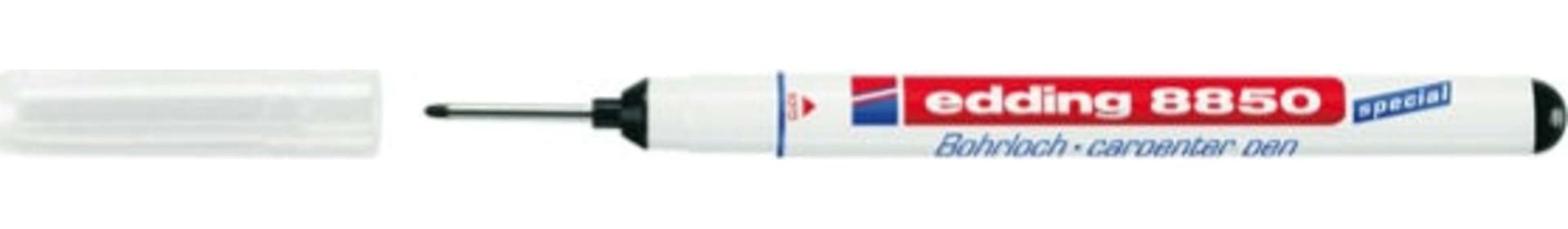 Marcatore Carpenter Pen Edding 8850 - punta lunga e sottile - nero - Edding Cancelleria e prodotti per ufficio/Penne matite scrittura e correzione/Marcatori ed evidenziatori/Pennarelli indelebili e marcatori Eurocartuccia - Pavullo, Commerciovirtuoso.it