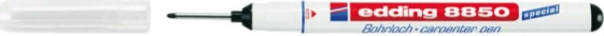Marcatore Carpenter Pen Edding 8850 - punta lunga e sottile - nero - Edding Cancelleria e prodotti per ufficio/Penne matite scrittura e correzione/Marcatori ed evidenziatori/Pennarelli indelebili e marcatori Eurocartuccia - Pavullo, Commerciovirtuoso.it
