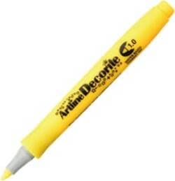 Marcatore Decorite - punta tonda - 1.0 mm - giallo - Artline Cancelleria e prodotti per ufficio/Penne matite scrittura e correzione/Marcatori ed evidenziatori/Pennarelli indelebili e marcatori Eurocartuccia - Pavullo, Commerciovirtuoso.it