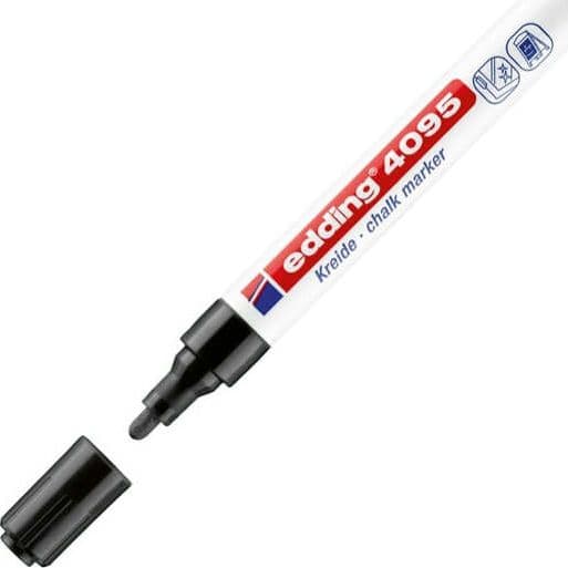 Marcatore Edding 4095 - punta tonda da 2 00-3 00mm - nero - Edding Cancelleria e prodotti per ufficio/Penne matite scrittura e correzione/Marcatori ed evidenziatori/Pennarelli indelebili e marcatori Eurocartuccia - Pavullo, Commerciovirtuoso.it