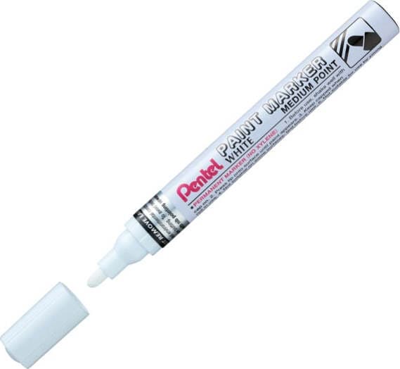Marcatore Paint Marker Linea Amiko - punta media 4 50mm - bianco - Pentel Cancelleria e prodotti per ufficio/Penne matite scrittura e correzione/Marcatori ed evidenziatori/Pennarelli indelebili e marcatori Eurocartuccia - Pavullo, Commerciovirtuoso.it