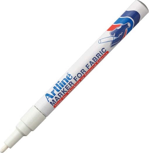 Marcatore per tessuto - punta tonda - 1 20 mm - bianco - Artline Cancelleria e prodotti per ufficio/Penne matite scrittura e correzione/Marcatori ed evidenziatori/Pennarelli indelebili e marcatori Eurocartuccia - Pavullo, Commerciovirtuoso.it
