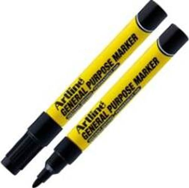Marcatore permanente - multiuso - punta tonda 1 5 mm - nero - Artline Cancelleria e prodotti per ufficio/Penne matite scrittura e correzione/Marcatori ed evidenziatori/Pennarelli indelebili e marcatori Eurocartuccia - Pavullo, Commerciovirtuoso.it