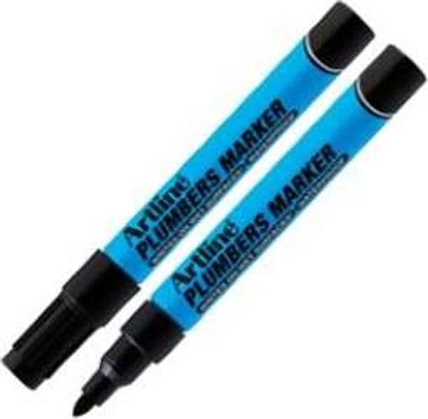Marcatore permanente - per idraulica - punta tonda 1 5 mm - nero - Artline Cancelleria e prodotti per ufficio/Penne matite scrittura e correzione/Marcatori ed evidenziatori/Pennarelli indelebili e marcatori Eurocartuccia - Pavullo, Commerciovirtuoso.it