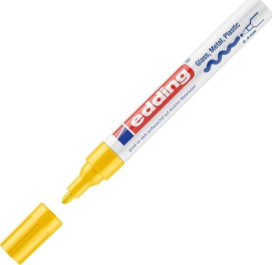 Marcatore permanente a vernice 750 - punta 2 - 4 mm - giallo - Edding Cancelleria e prodotti per ufficio/Penne matite scrittura e correzione/Marcatori ed evidenziatori/Pennarelli indelebili e marcatori Eurocartuccia - Pavullo, Commerciovirtuoso.it