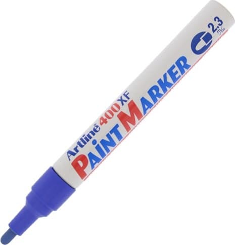 Marcatore permanente a vernice A 400 - punta tonda - 2 3 mm - blu - Artline Cancelleria e prodotti per ufficio/Penne matite scrittura e correzione/Marcatori ed evidenziatori/Pennarelli indelebili e marcatori Eurocartuccia - Pavullo, Commerciovirtuoso.it