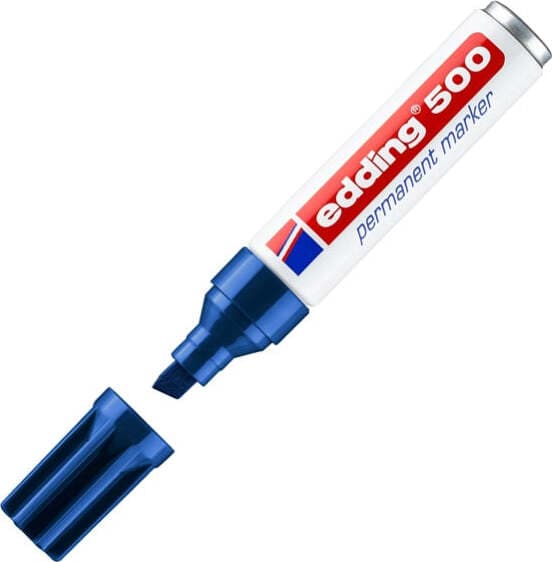 Marcatore permanente Edding 500 - punta da 2 00-7 00mm - blu - Edding Cancelleria e prodotti per ufficio/Penne matite scrittura e correzione/Marcatori ed evidenziatori/Pennarelli indelebili e marcatori Eurocartuccia - Pavullo, Commerciovirtuoso.it