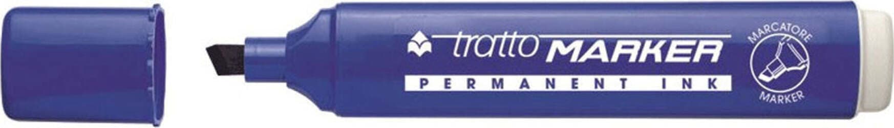 Marcatore-tratto-marker-punta-a-scalpello-Blu-20-pezzi