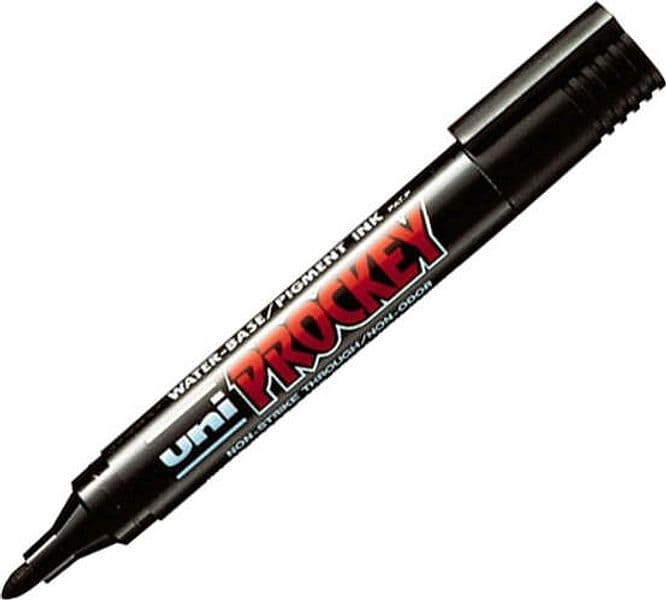Marcatore Uni Prockey M122 - punta conica 1 20mm-1 80mm - nero - Uni Mitsubishi Cancelleria e prodotti per ufficio/Penne matite scrittura e correzione/Marcatori ed evidenziatori/Pennarelli indelebili e marcatori Eurocartuccia - Pavullo, Commerciovirtuoso.it