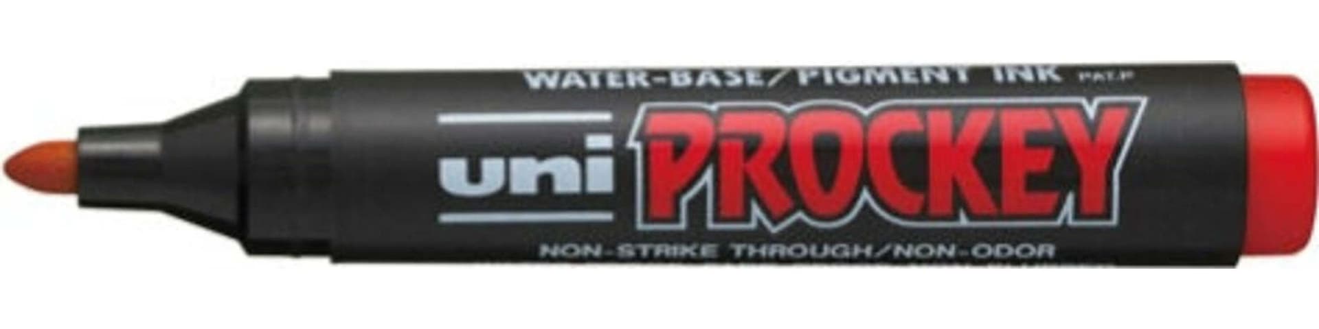 Marcatore Uni Prockey M122 - punta conica da 1 20-1 80mm - rosso - Uni Mitsubishi Cancelleria e prodotti per ufficio/Penne matite scrittura e correzione/Marcatori ed evidenziatori/Pennarelli indelebili e marcatori Eurocartuccia - Pavullo, Commerciovirtuoso.it