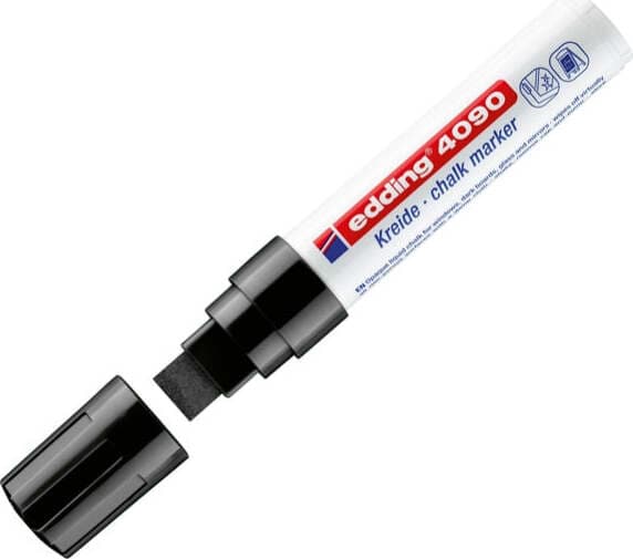 Marcatoren Edding 4090 - punta scalpello da 4 00-15 00mm - nero - Edding Cancelleria e prodotti per ufficio/Penne matite scrittura e correzione/Marcatori ed evidenziatori/Pennarelli indelebili e marcatori Eurocartuccia - Pavullo, Commerciovirtuoso.it