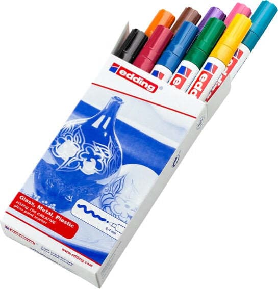 Marcatori 750 a vernice - punta media 2 00 - 4 00 mm - Edding - astuccio 10 pezzi Cancelleria e prodotti per ufficio/Penne matite scrittura e correzione/Marcatori ed evidenziatori/Pennarelli indelebili e marcatori Eurocartuccia - Pavullo, Commerciovirtuoso.it
