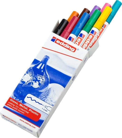 Marcatori 751 a vernice - punta fine 1 00 - 2 00 mm - Edding - astuccio 10 pezzi Cancelleria e prodotti per ufficio/Penne matite scrittura e correzione/Marcatori ed evidenziatori/Pennarelli indelebili e marcatori Eurocartuccia - Pavullo, Commerciovirtuoso.it