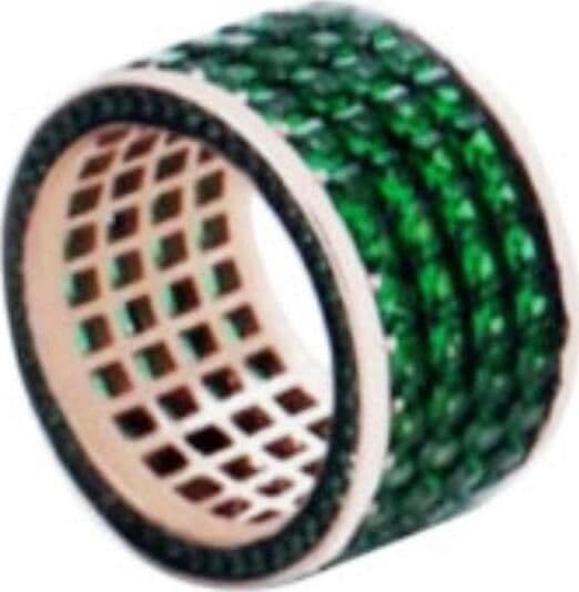 Marcello-Pane---Anello-Fascia-Dream-con-Zirconi-Verdi
