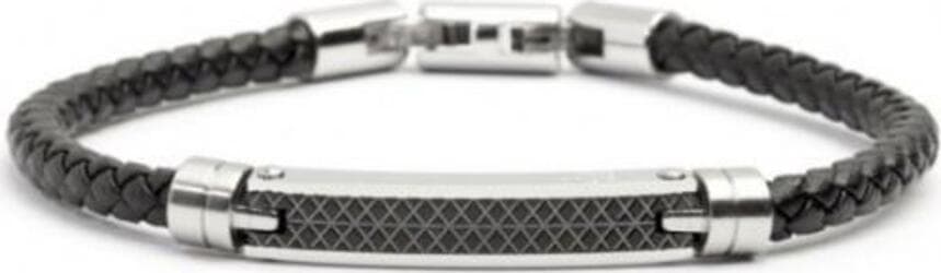 Marlù---BRACCIALE-ACCIAIO-INSERTI-SMALTO-NERO