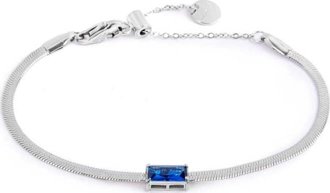Marlù---Bracciale-catena-snake-con-zircone-baguette