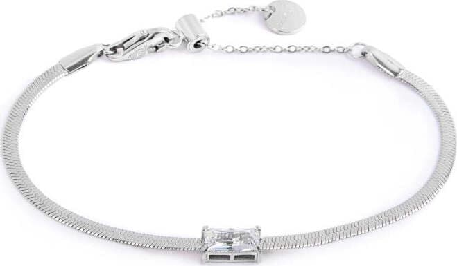 Marlù---Bracciale-catena-snake-con-zircone-baguette