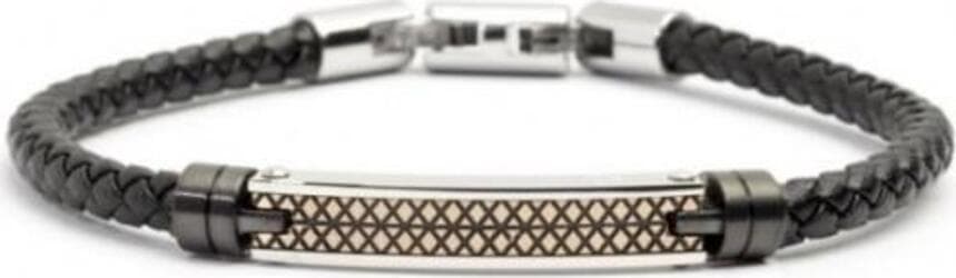 Marlù---BRACCIALE-INSERTI-IP-ROSE'-E-SMALTO-NERO