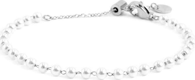 Marlù---BRACCIALE-PERLE-3.30MM-CATENA-ACCIAIO