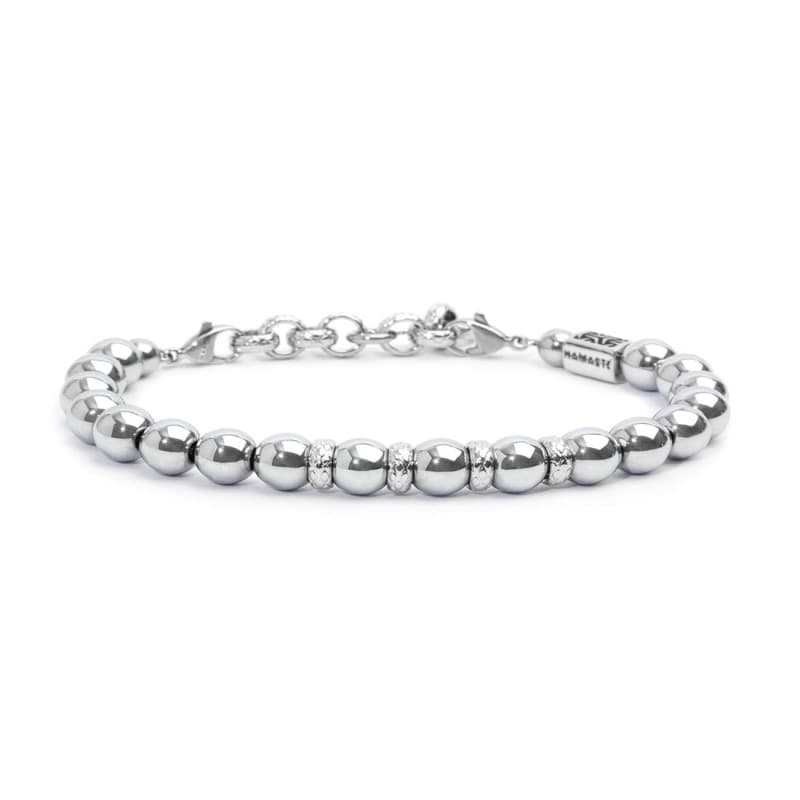 Marlù Bracciale sfere ematite