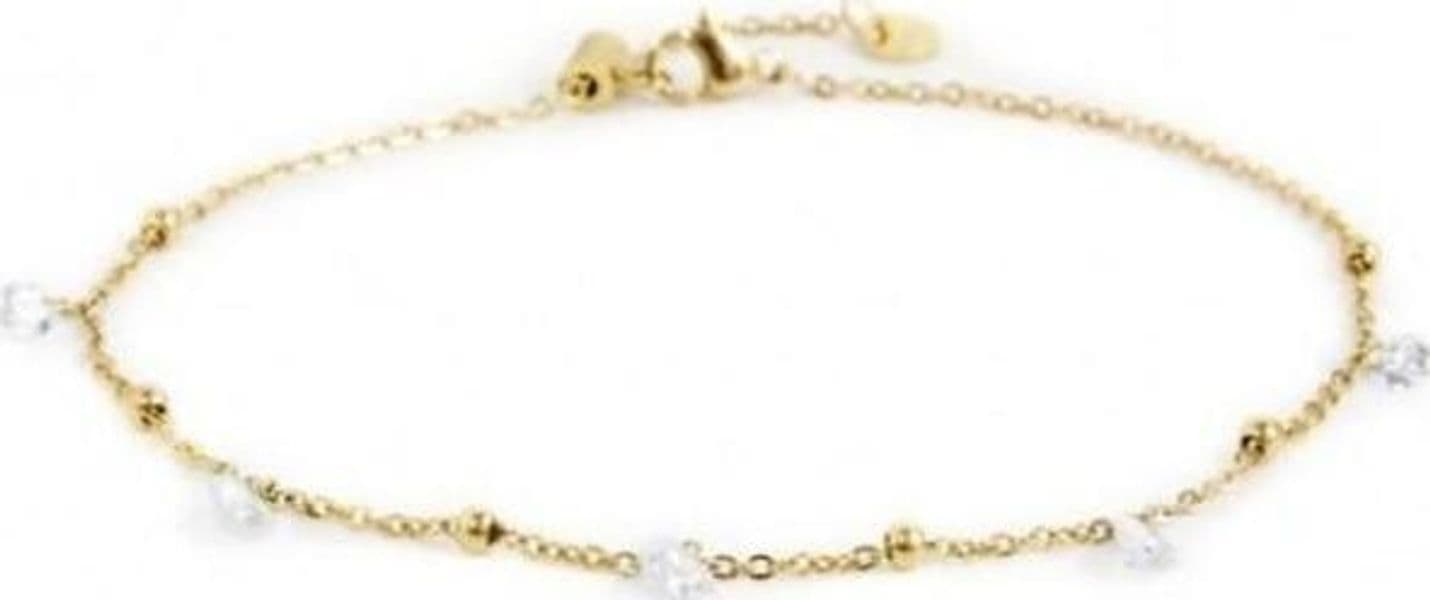 Marlù---CAVIGLIERA-CON-CRISTALLI-BIANCHI-PVD-ORO
