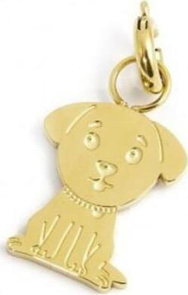 Marlù---CHARM-CANE-PVD-ORO