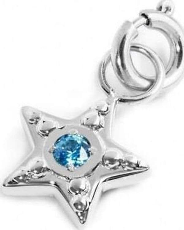 Marlù---CHARM-STELLA-CON-ZIRCONE-AZZURRO-ACCIAIO