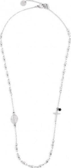 Marlù---COLLANA-ACCIAIO-ROSARIO