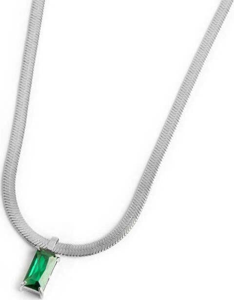 Marlù---Collana-catena-snake-con-zircone-baguette