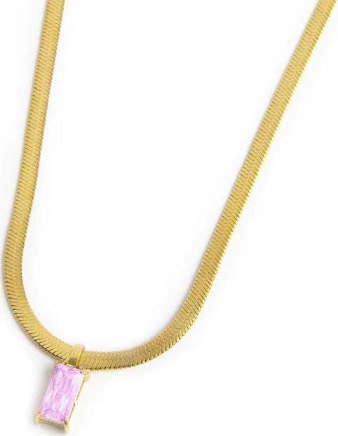 Marlù---Collana-catena-snake-con-zircone-baguette