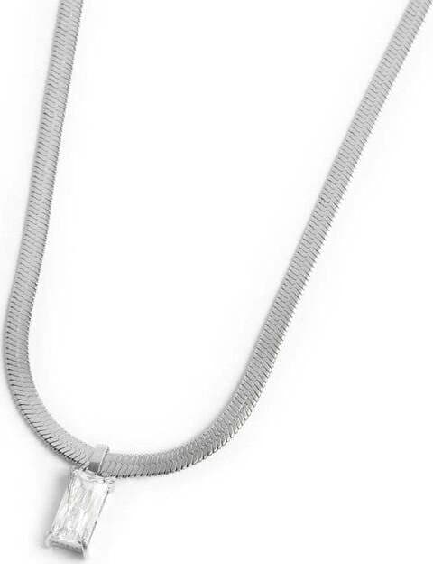 Marlù---Collana-catena-snake-con-zircone-baguette