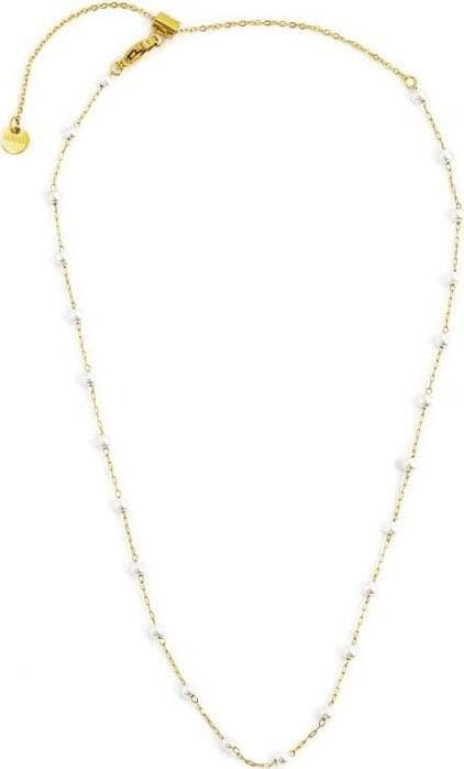 Marlù---COLLANA-CON-PERLE-3.30MM-CATENA-44CM-PVD-ORO