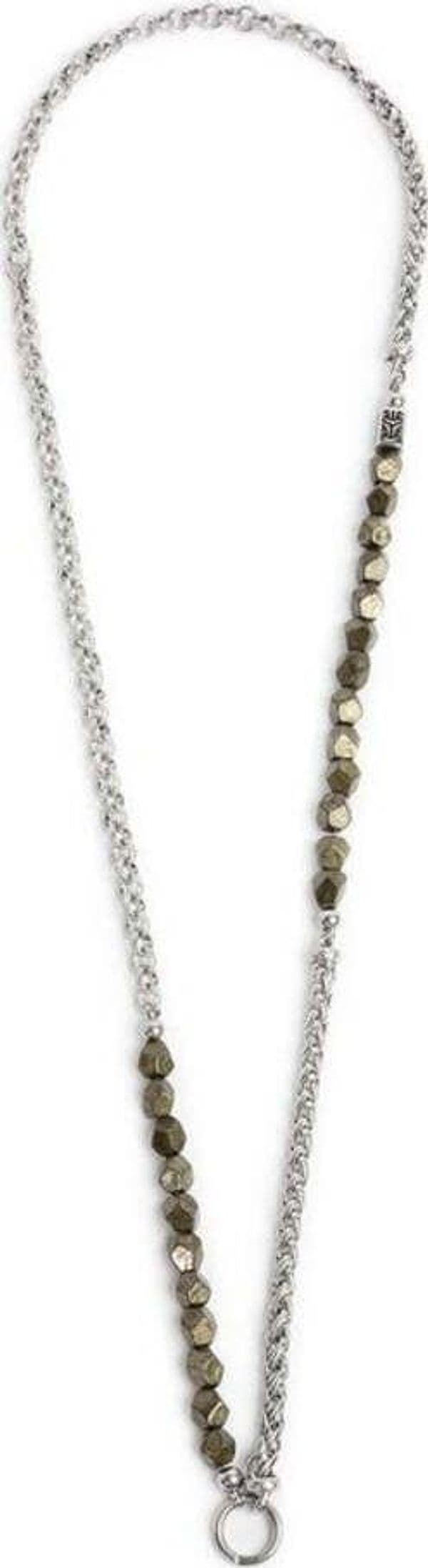 Marlù---Collana-pietre-pirite-e-catena-sonaglio-e-rolò