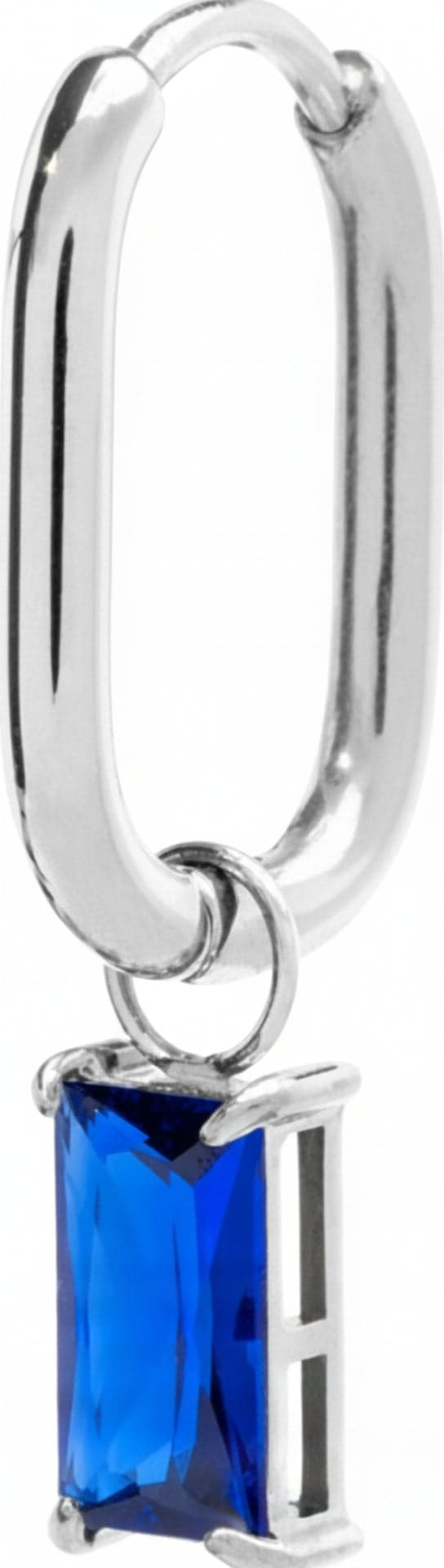 Marlù---Orecchino-ovale-con-zircone-baguette