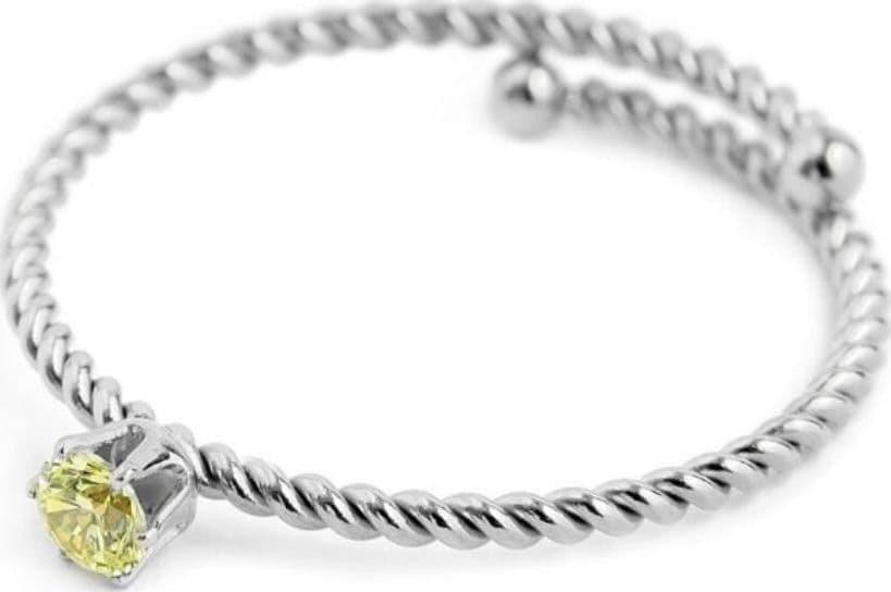 MARLÙ-ANELLO-CRISTALLO-VERDE-3-MM-ACCIAIO