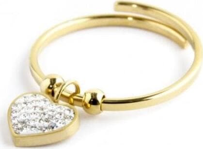 Marlù-Anello-CUORE-ORO-STRASS-PENDENTE