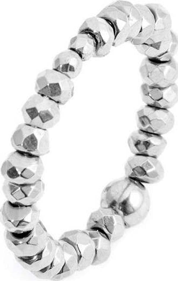 Marlù--Anello-elastico-ematite-sfaccettata