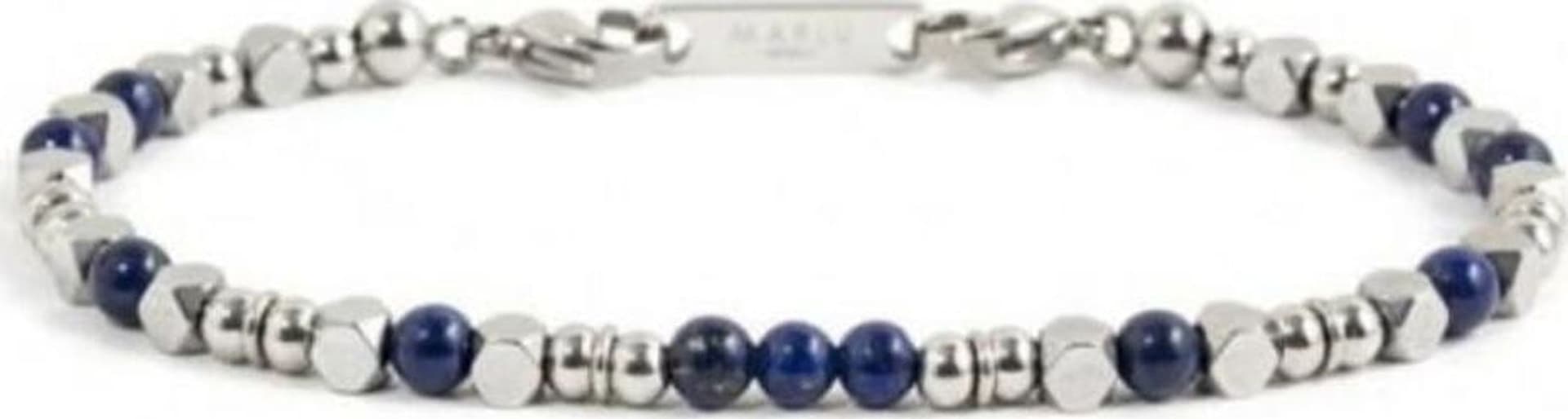 Marlù-BRACCIALE-ACCIAIO-PIETRE-LAPIS-ED-EMATITE