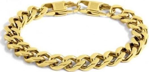 Marlù-BRACCIALE-CATENA-GRUMETTA-10MM-PVD-ORO