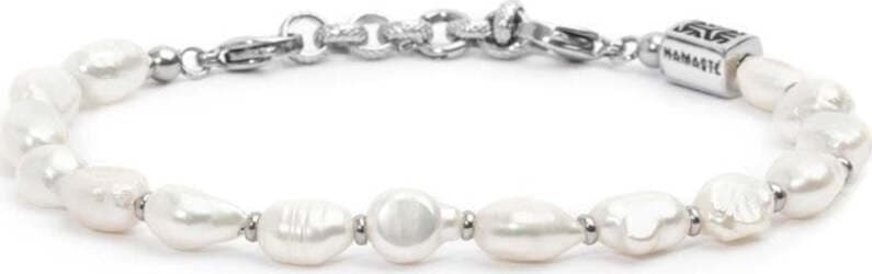 Marlù-Bracciale-catena-rolò-con-trama-e-perle
