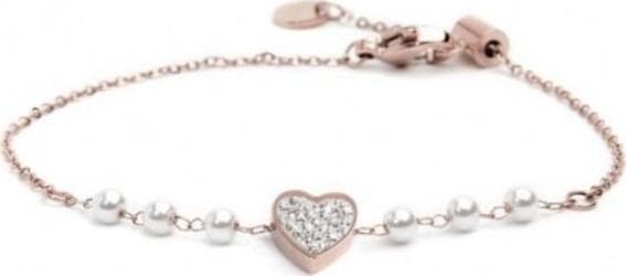 Marlù--Bracciale-Cuore-Con-Cristalli-Pvd-Rosè