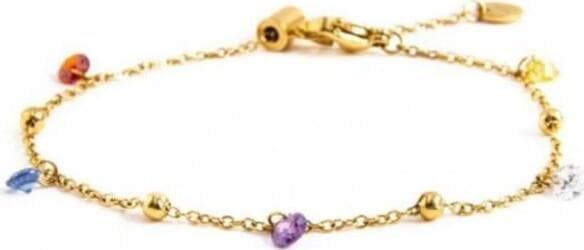 Marlù-BRACCIALE-ORO-CON-CRISTALLI-COLORATI-E-SFERE